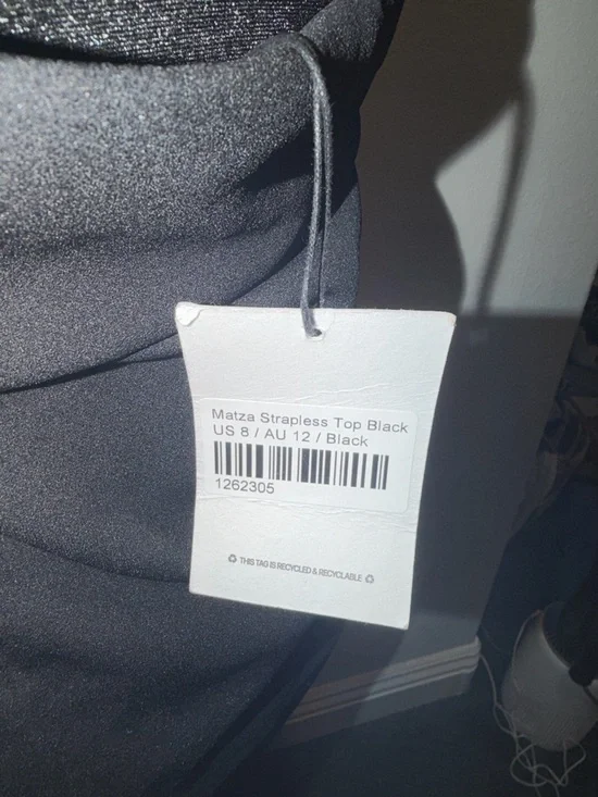 Princess Polly Black Strapless Tube Camisole with zipper sides - Picture 7 of 7